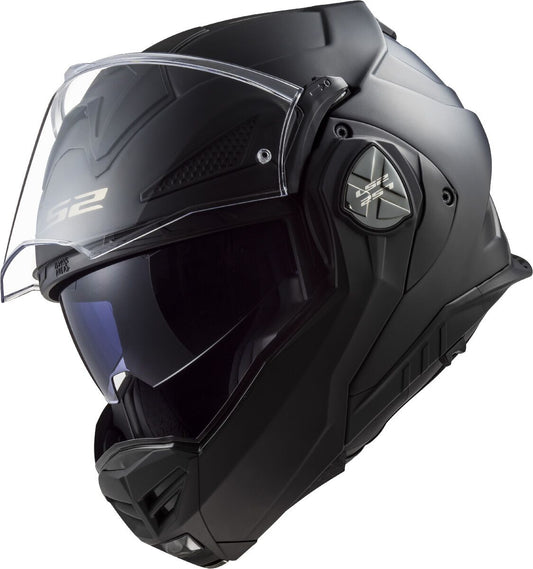 LS2 FF901 Advant X Solid Zwart Mat Systeemhelm ECE 22.06 – foto 2