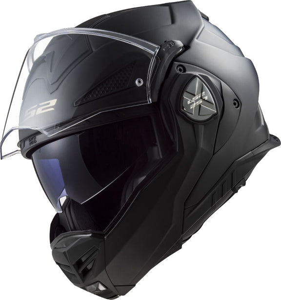 LS2 FF901 Advant X Solid Zwart Mat Systeemhelm ECE 22.06 – foto 2