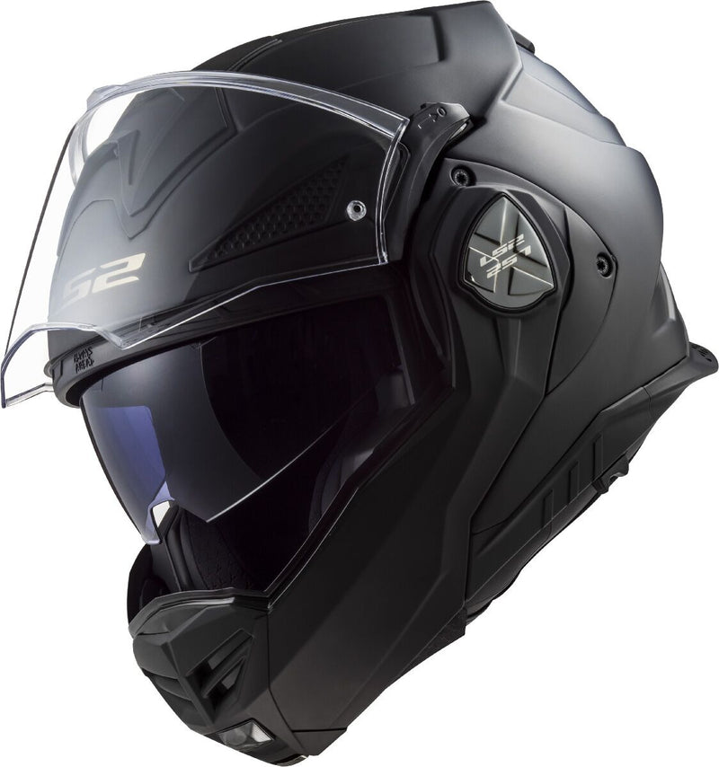 LS2 FF901 Advant X Solid Zwart Mat Systeemhelm ECE 22.06 – foto 2