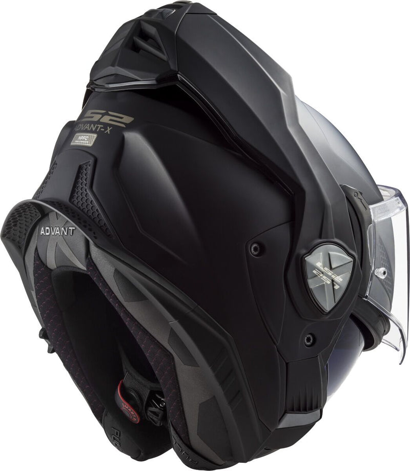 LS2 FF901 Advant X Solid Zwart Mat Systeemhelm ECE 22.06 – foto 4