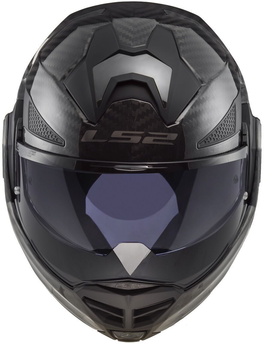LS2 FF901 Advant X Carbon Solid Zwart Systeemhelm ECE 22.06 – foto 2