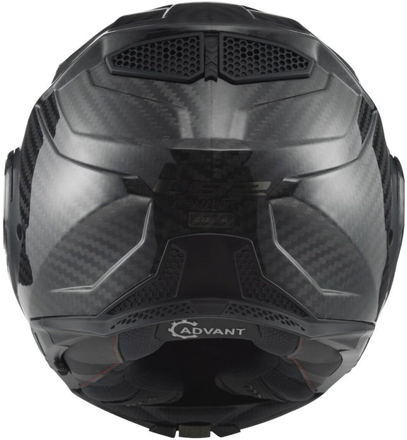 LS2 FF901 Advant X Carbon Solid Zwart Systeemhelm ECE 22.06 – foto 3