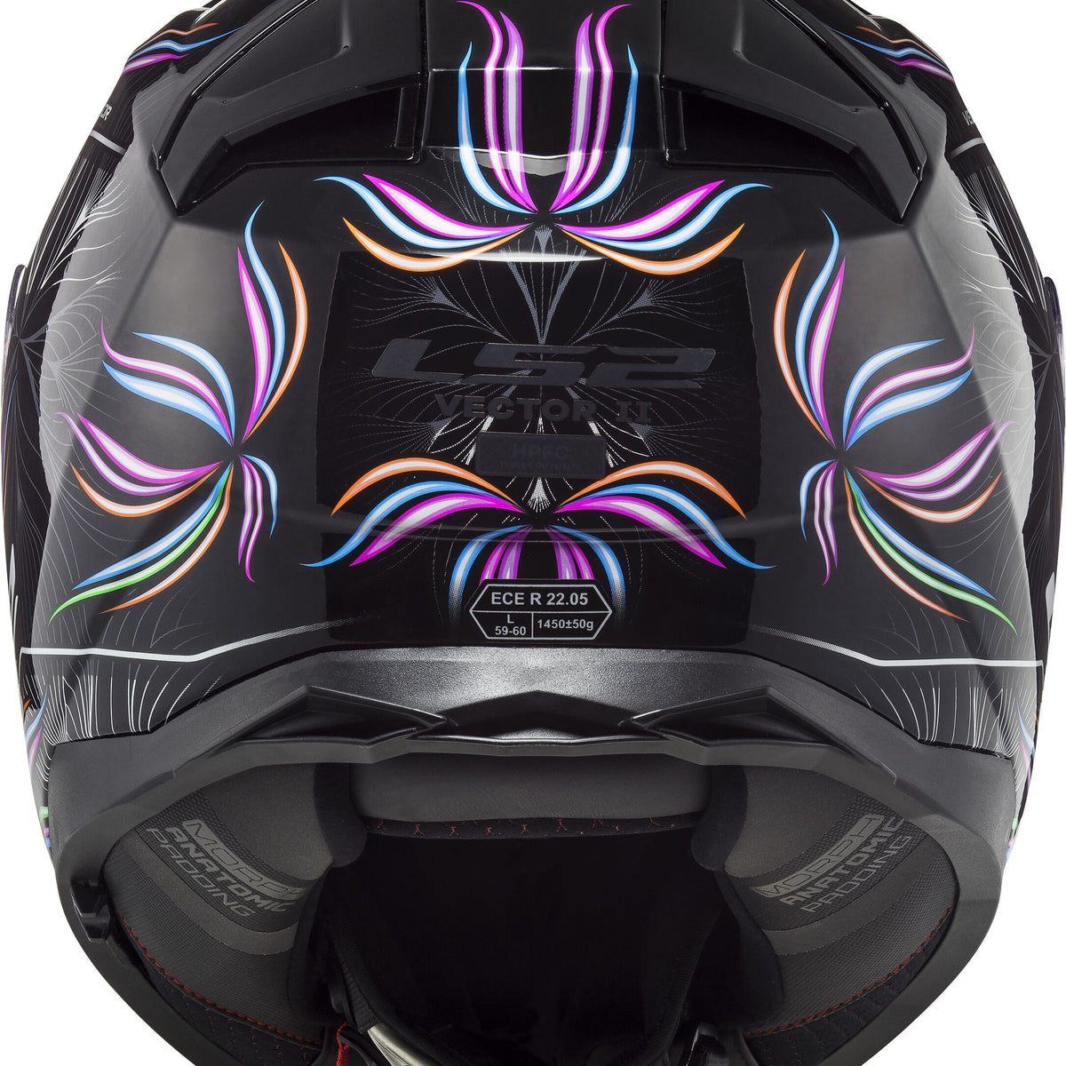 LS2 FF811 Vector II Tropical Zwart/Wit Integraalhelm ECE 22.06 – foto 4