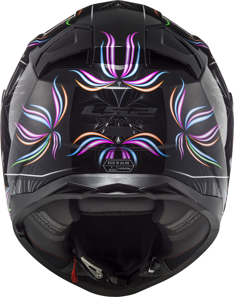 LS2 FF811 Vector II Tropical Zwart/Wit Integraalhelm ECE 22.06 – foto 4