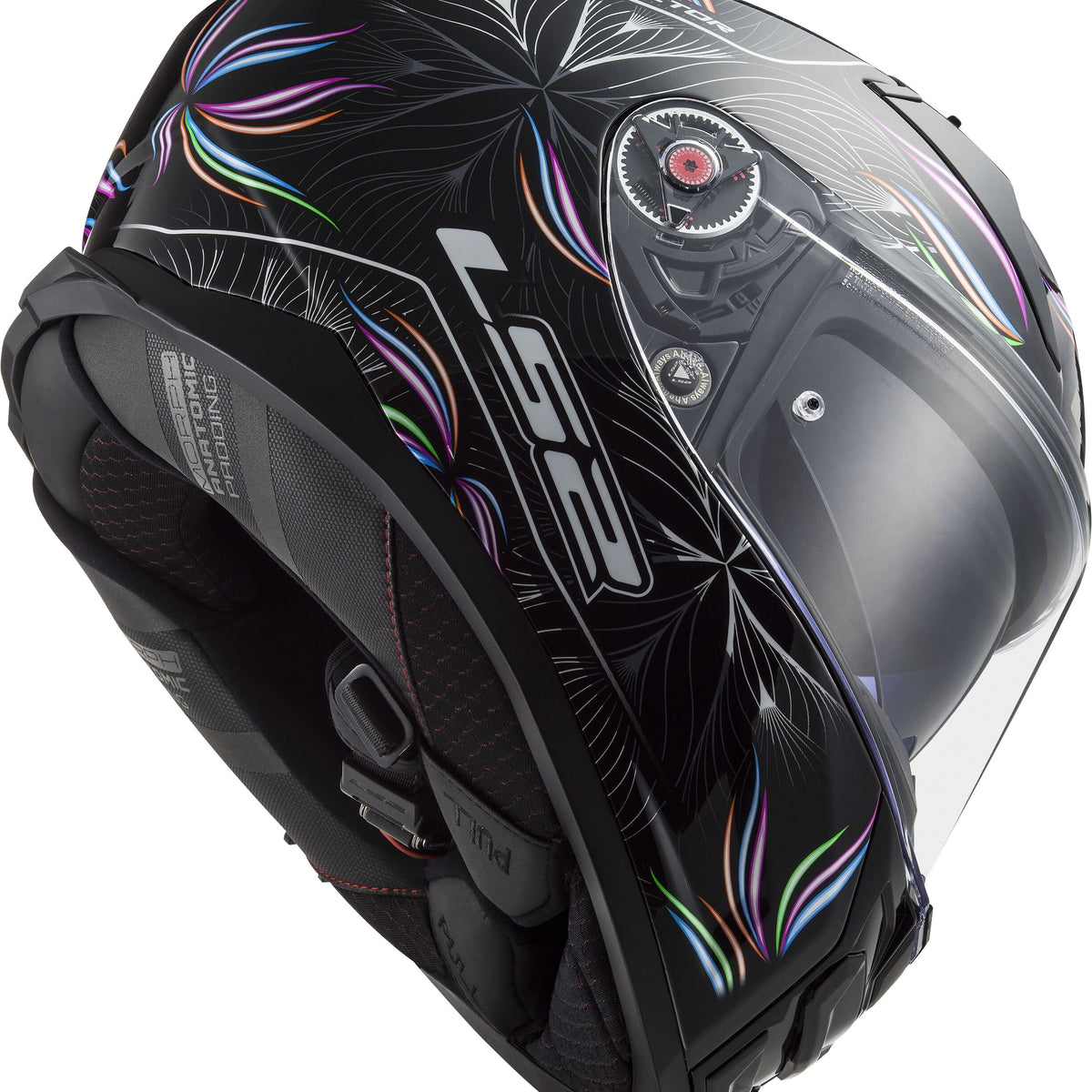 LS2 FF811 Vector II Tropical Zwart/Wit Integraalhelm ECE 22.06 – foto 5