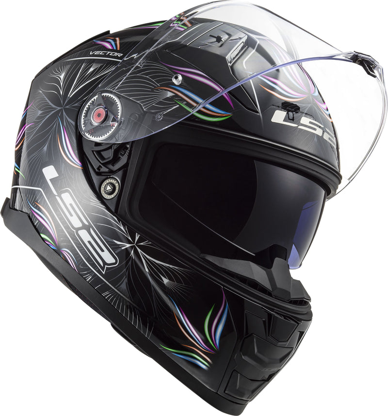 LS2 FF811 Vector II Tropical Zwart/Wit Integraalhelm ECE 22.06 – foto 6