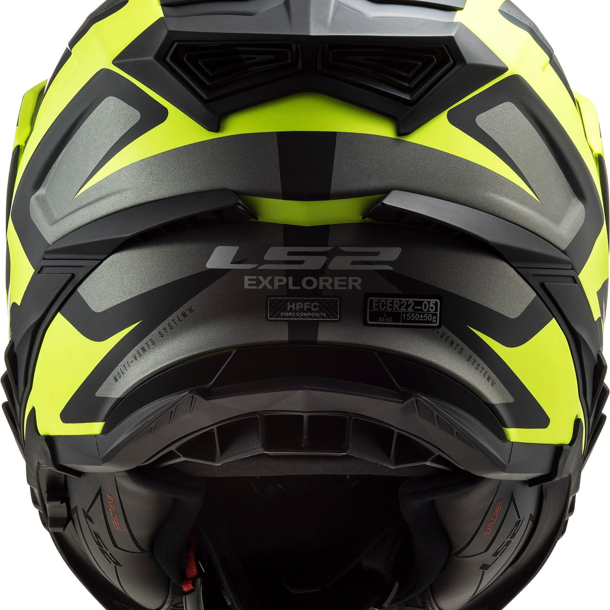 LS2 MX701 Explorer Alter Zwart/Neongeel Mat Adventurehelm ECE 22.06 – foto 2