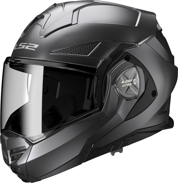 LS2 FF901 Advant X Solid Titanium Mat Systeemhelm ECE 22.06