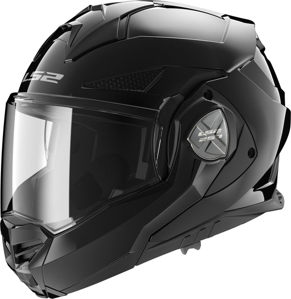 LS2 FF901 Advant X Solid Schwarz Klapphelm ECE 22.06