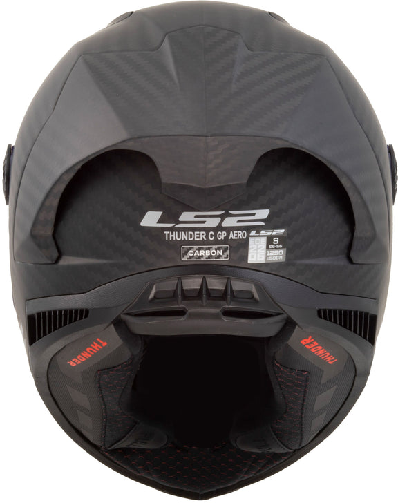 LS2 FF805 Thunder Carbon GP Aero Carbon/Zwart Mat Integraalhelm ECE 22.06 – foto 3