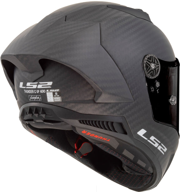 LS2 FF805 Thunder Carbon GP Aero Carbon/Zwart Mat Integraalhelm ECE 22.06 – foto 5