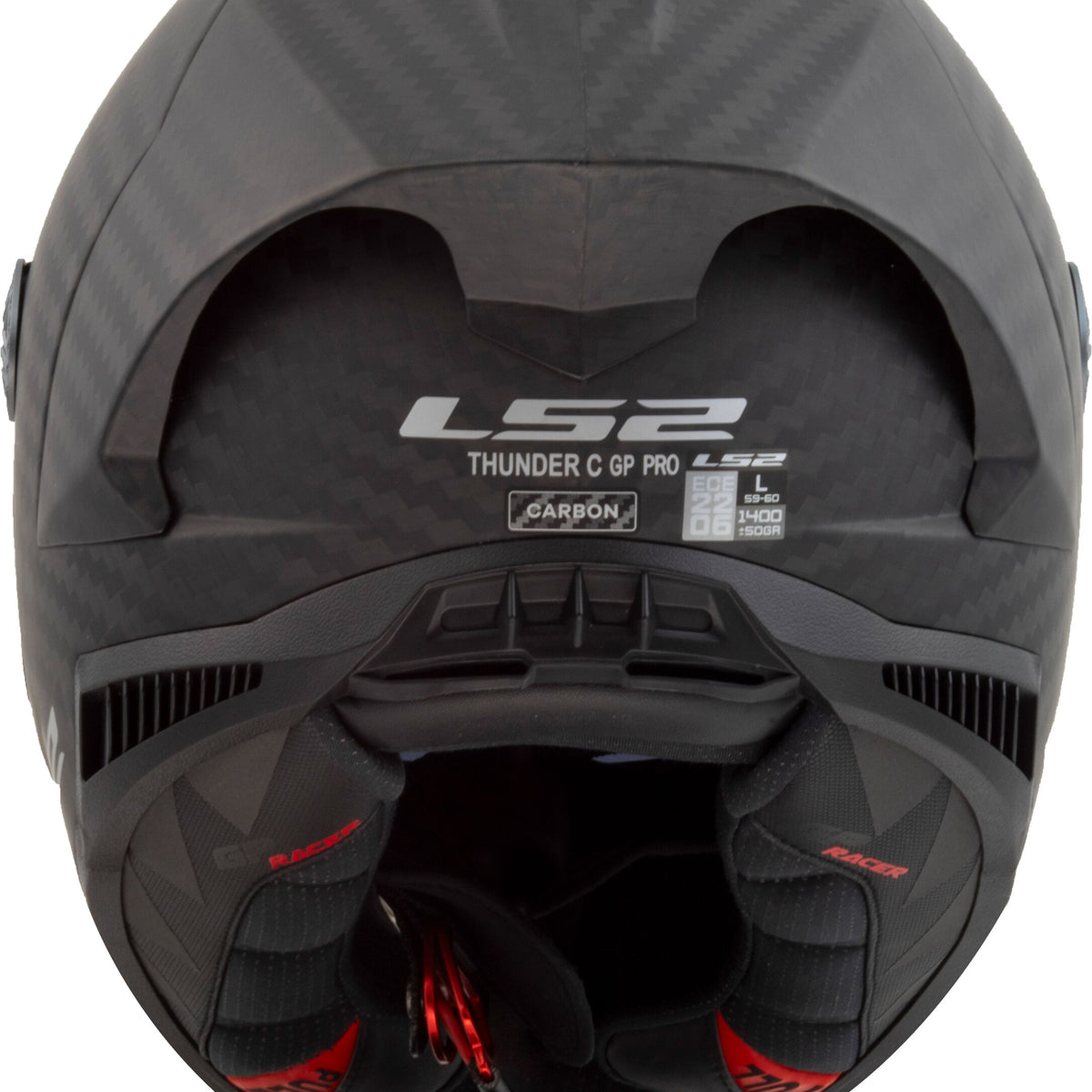LS2 FF805 Thunder Carbon GP Pro Carbon/Zwart Mat Integraalhelm ECE 22.06 – foto 4
