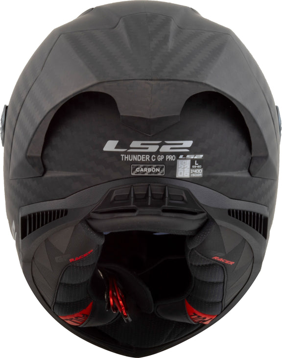 LS2 FF805 Thunder Carbon GP Pro Carbon/Zwart Mat Integraalhelm ECE 22.06 – foto 4