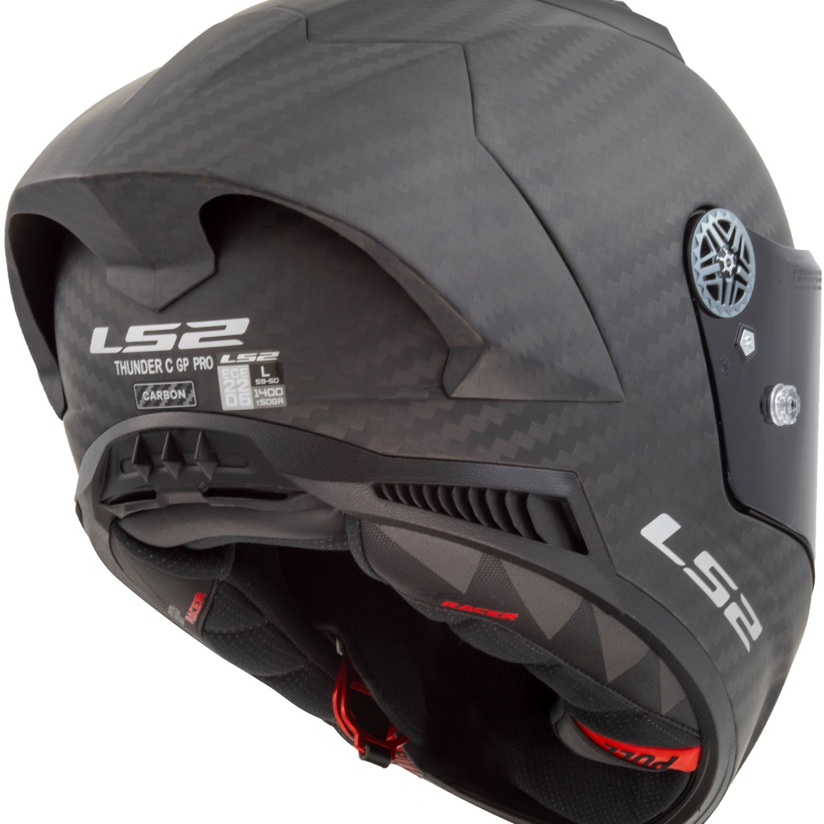 LS2 FF805 Thunder Carbon GP Pro Carbon/Zwart Mat Integraalhelm ECE 22.06 – foto 6