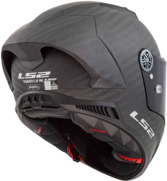 LS2 FF805 Thunder Carbon GP Pro Carbon/Zwart Mat Integraalhelm ECE 22.06 – foto 6
