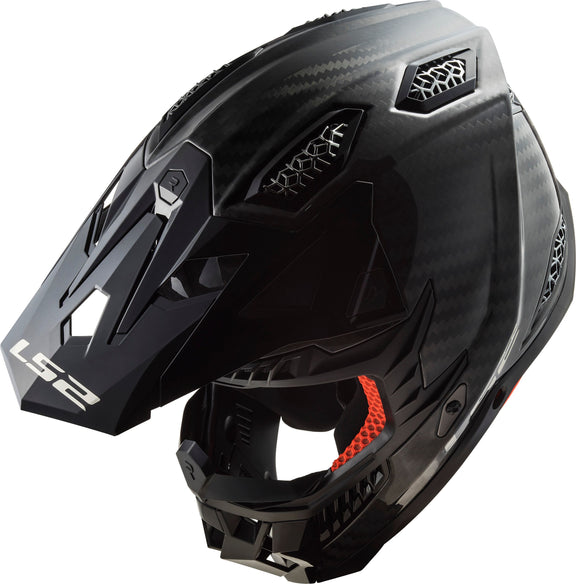 LS2 MX703 X-Force Solid Koolstof Crosshelm ECE 22.06 – foto 4