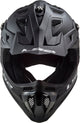LS2 MX700 Subverter Evo Noir Zwart Mat Crosshelm ECE 22.06