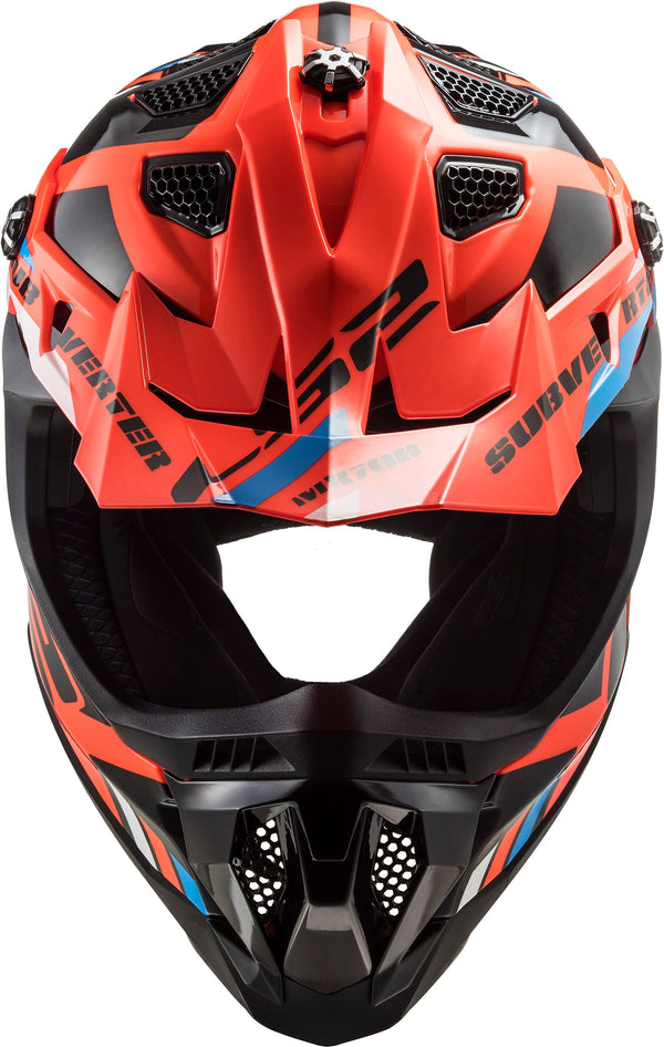 LS2 MX700 Subverter Evo II Stomp Neon Oranje/Zwart Crosshelm ECE 22.06