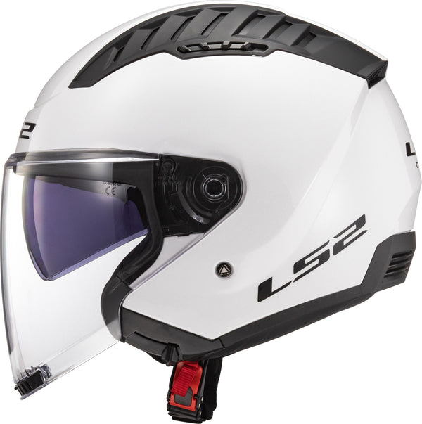 LS2 OF600 Copter II Solid White Jethelm ECE 22.06