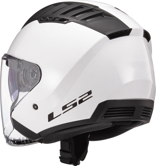 LS2 OF600 Copter II Solid White Jethelm ECE 22.06