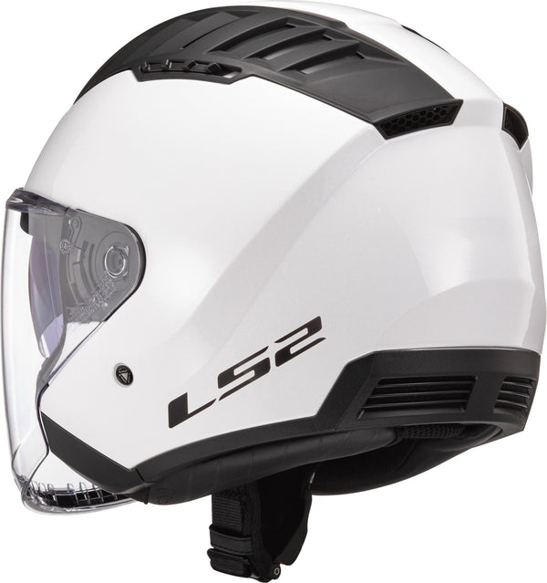 LS2 OF600 Copter II Solid White Jethelm ECE 22.06
