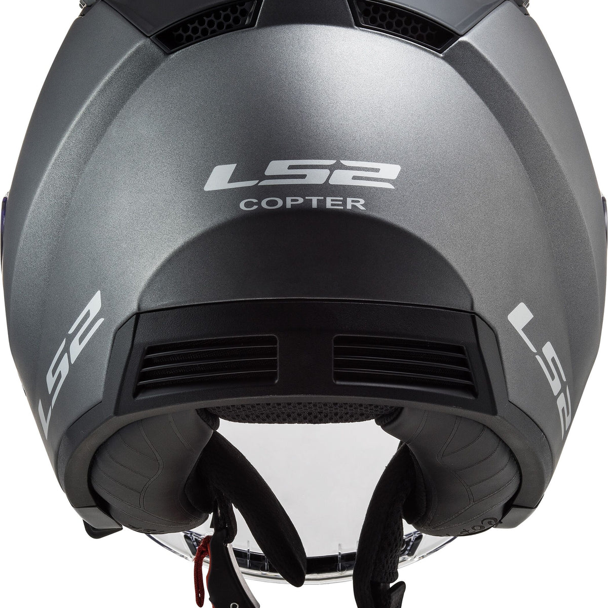 LS2 OF600 Copter II Solid Titaan Mat Jethelm ECE 22.06 – foto 4