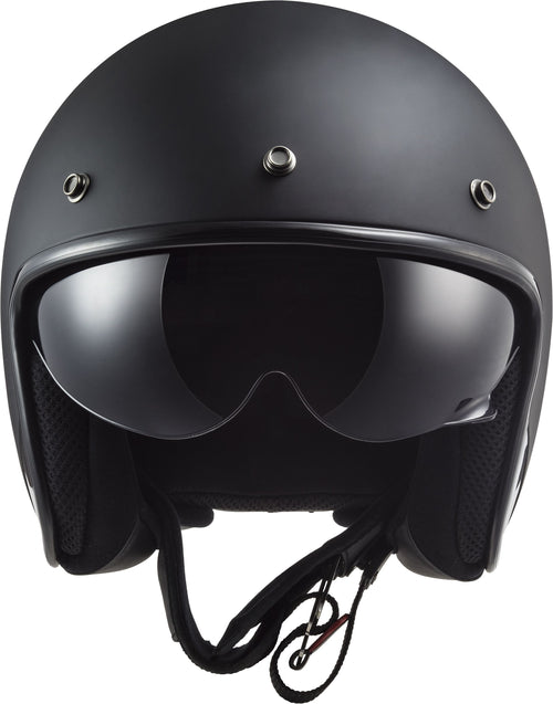 LS2 OF601 Bob II Solid Schwarz Matt Jethelm ECE 22.06