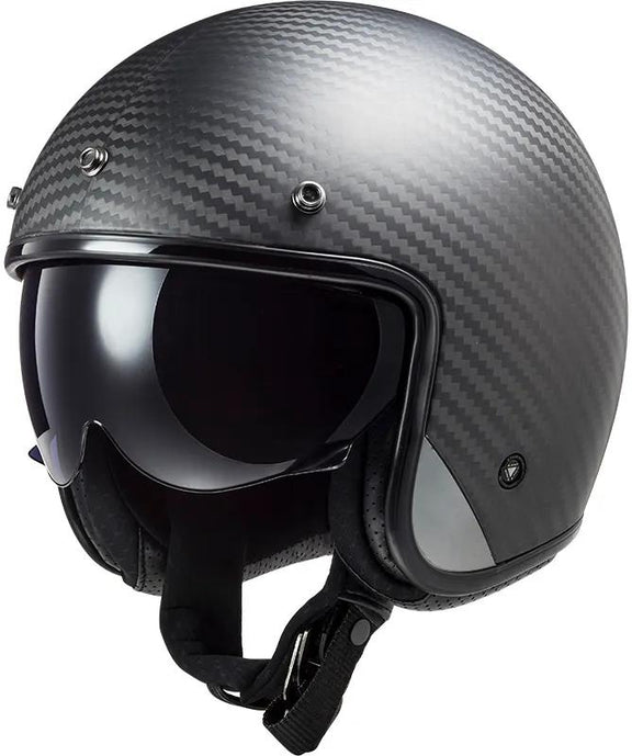 LS2 OF601 Bob II Carbon Solid Jethelm ECE 22.06