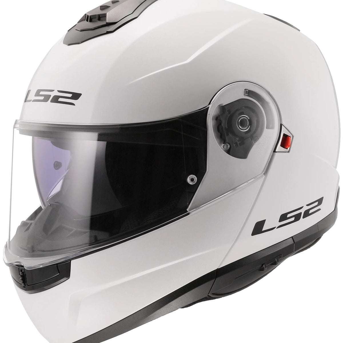 LS2 FF908 Strobe II Solid Wit Systeemhelm ECE 22.06