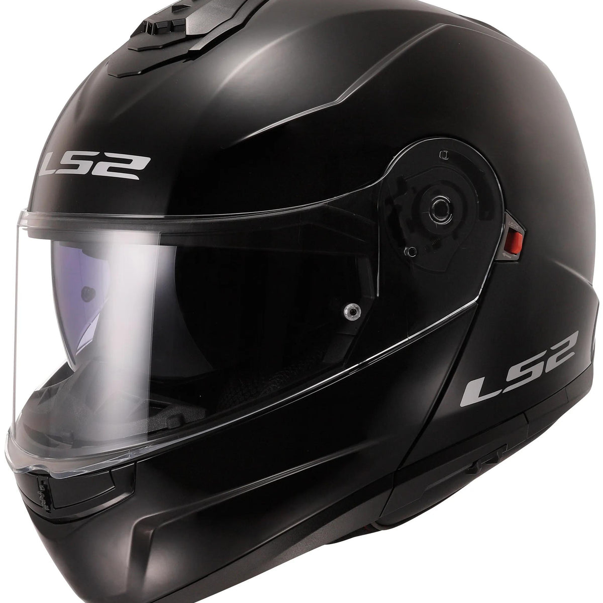 LS2 FF908 Strobe II Solid Zwart Systeemhelm ECE 22.06