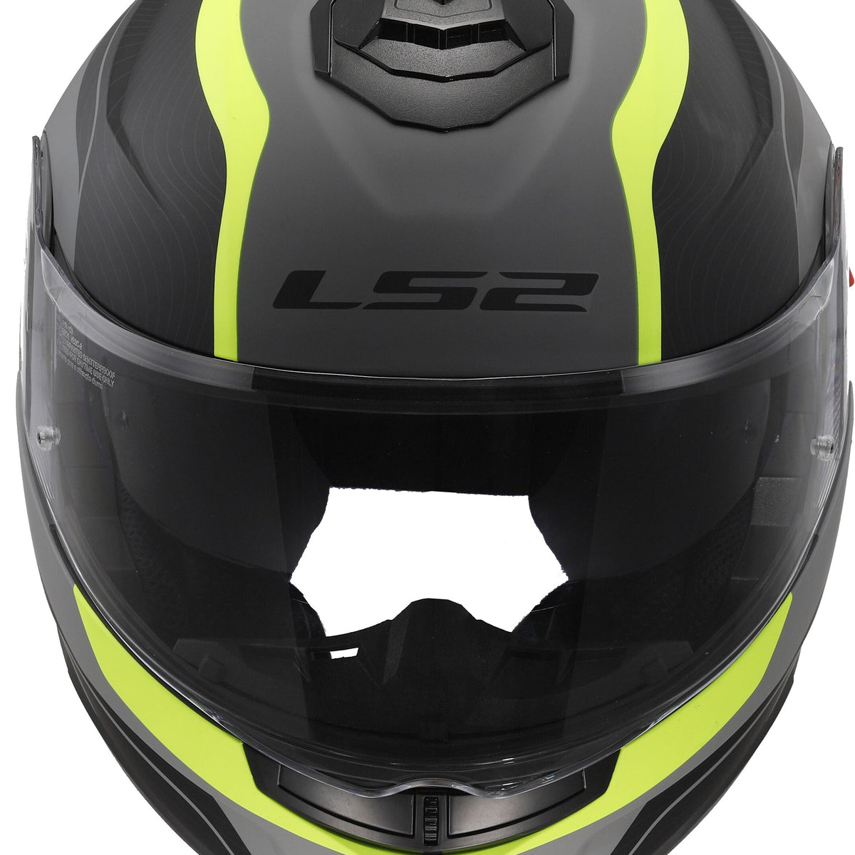 LS2 FF908 Strobe II Monza Zwart/Neongeel Mat Systeemhelm ECE 22.06 – foto 3