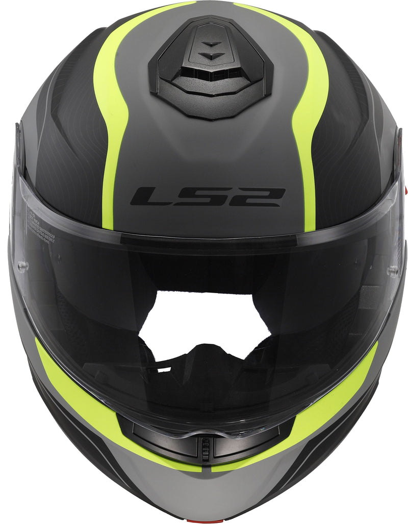 LS2 FF908 Strobe II Monza Zwart/Neongeel Mat Systeemhelm ECE 22.06 – foto 3