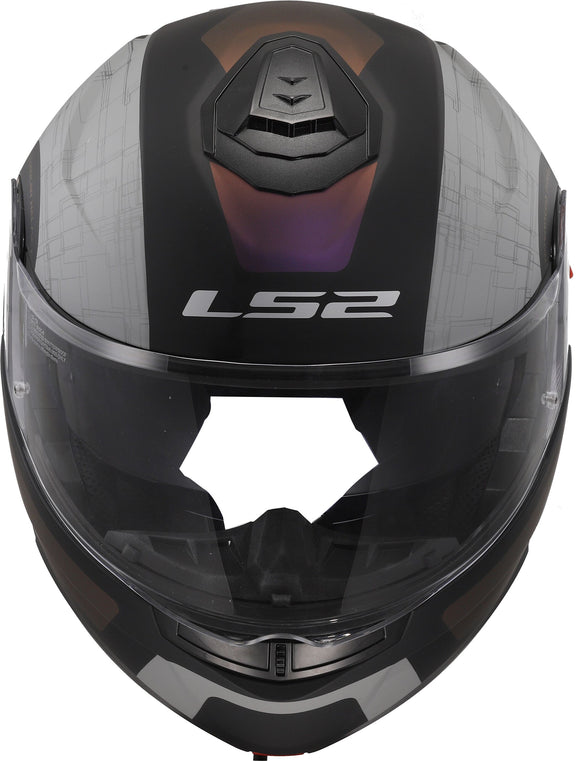 LS2 FF908 Strobe II Orion Zwart/Grijs Mat Systeemhelm ECE 22.06 – foto 3