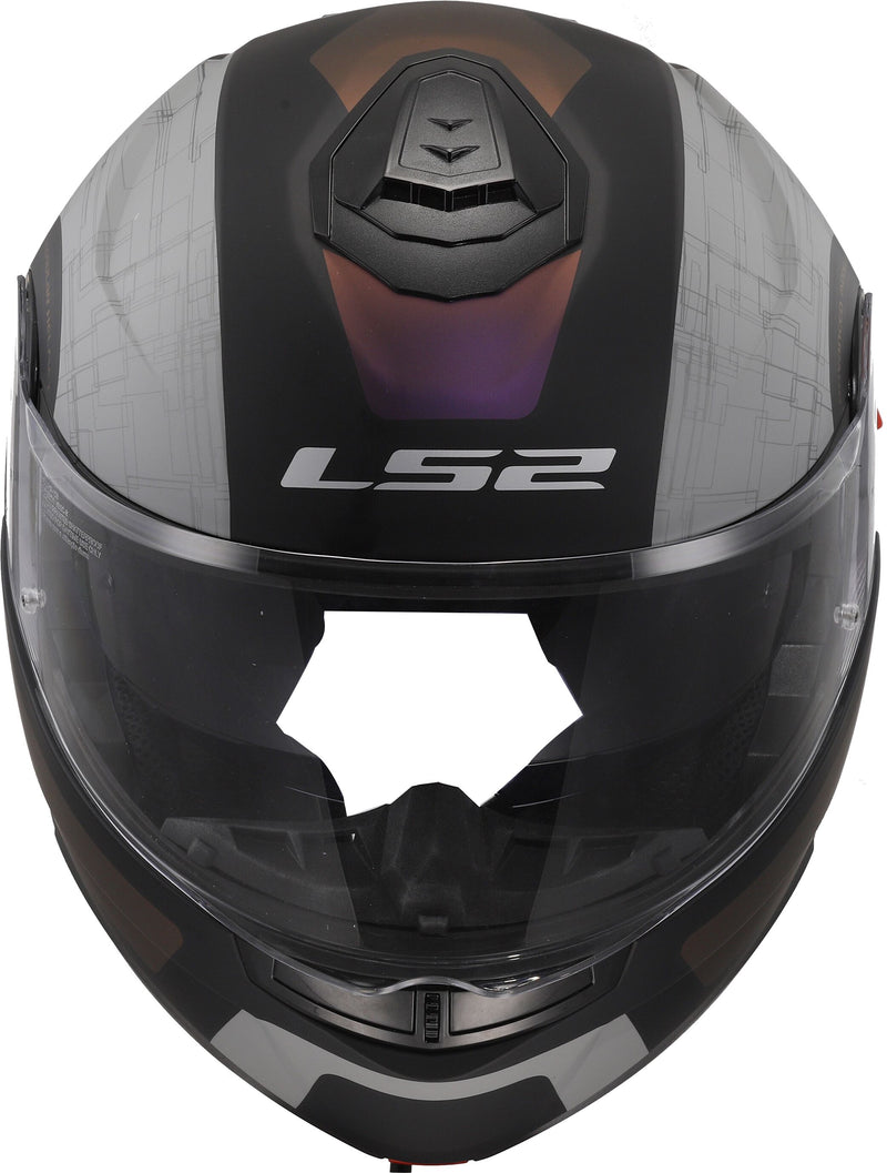 LS2 FF908 Strobe II Orion Zwart/Grijs Mat Systeemhelm ECE 22.06 – foto 3