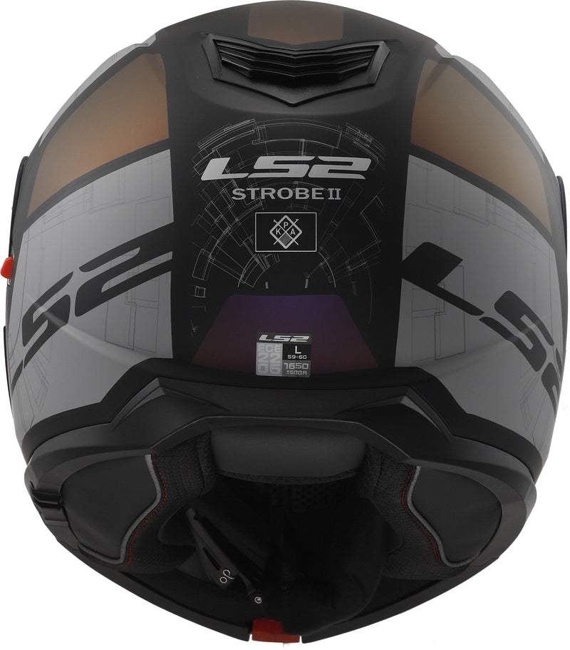 LS2 FF908 Strobe II Orion Zwart/Grijs Mat Systeemhelm ECE 22.06 – foto 4