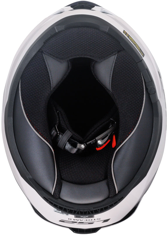 LS2 FF808 Stream II Solid Wit Integraalhelm ECE 22.06 – foto 2