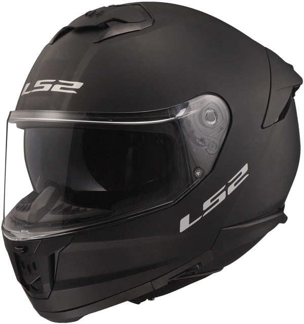 LS2 FF808 Stream II Solid Schwarz Matt Integralhelm ECE 22.06