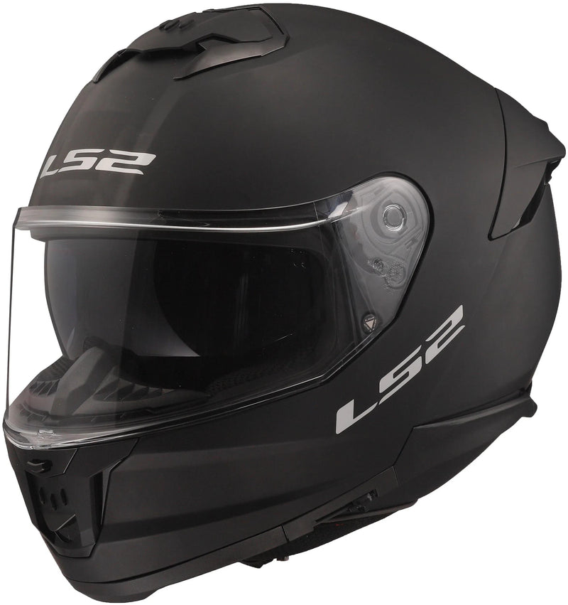 LS2 FF808 Stream II Solid Zwart Mat Integraalhelm ECE 22.06