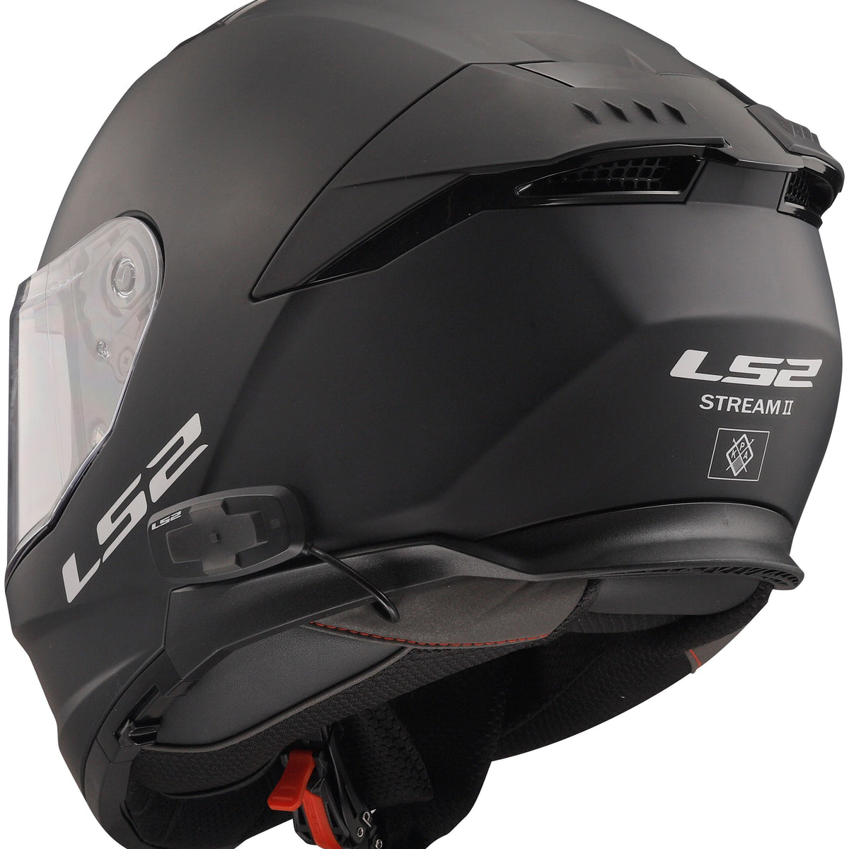 LS2 FF808 Stream II Solid Zwart Mat Integraalhelm ECE 22.06 – foto 5