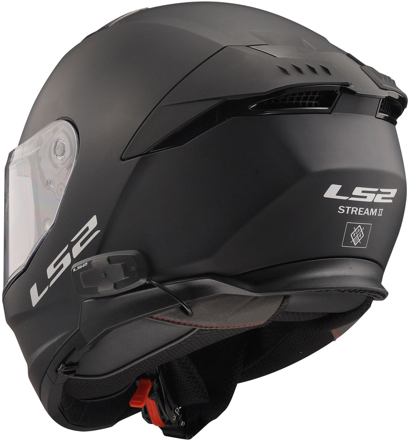 LS2 FF808 Stream II Solid Zwart Mat Integraalhelm ECE 22.06 – foto 5