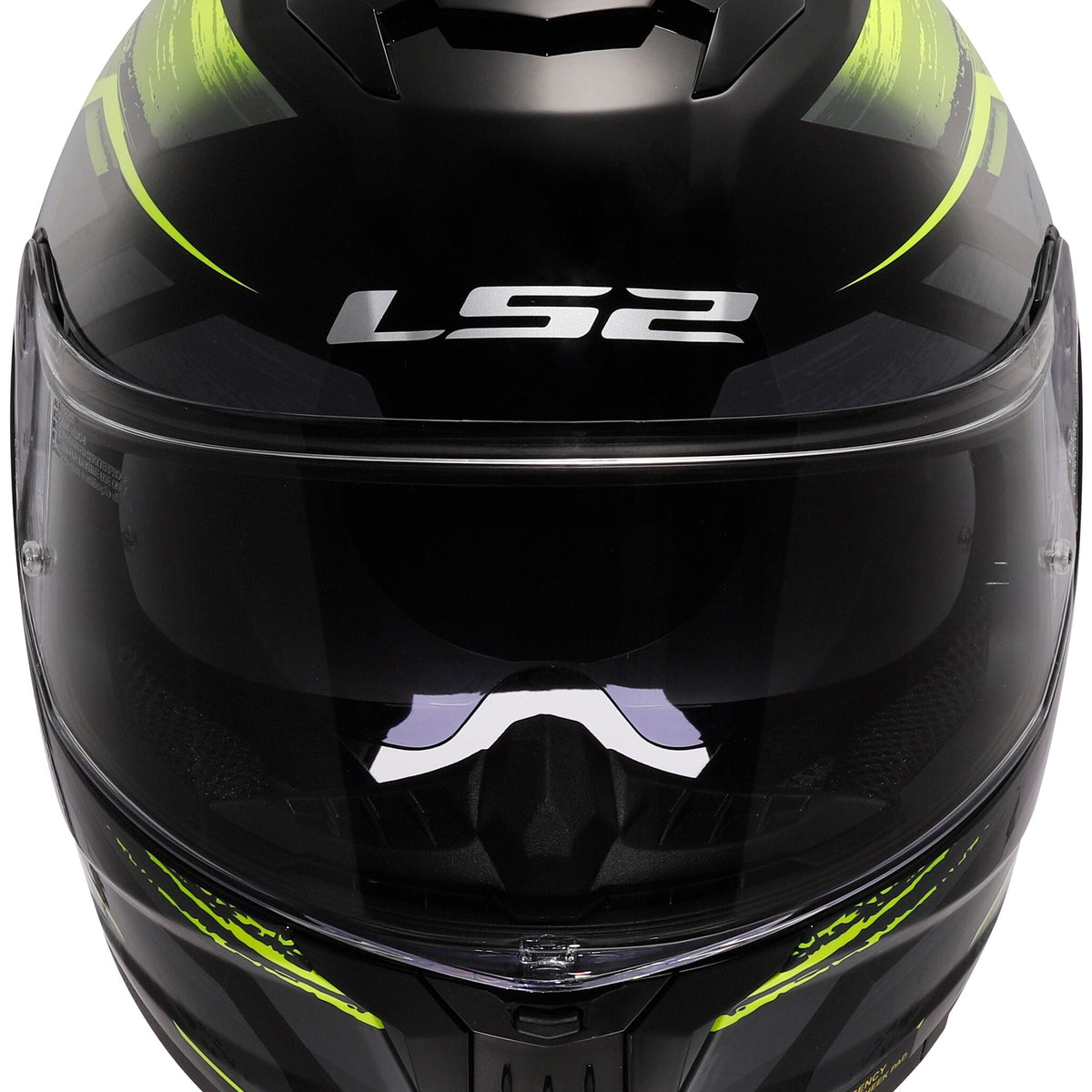 LS2 FF808 Stream II Fury Zwart/Neongeel Integraalhelm ECE 22.06 – foto 2