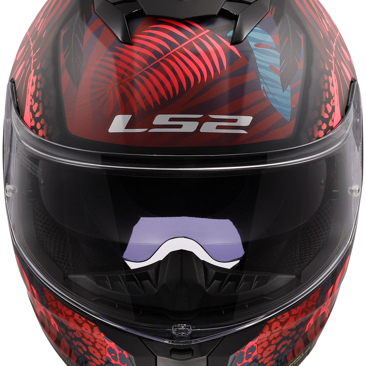 LS2 FF808 Stream II Jungle Zwart/Roze/Blauw Mat Integraalhelm ECE 22.06 – foto 2