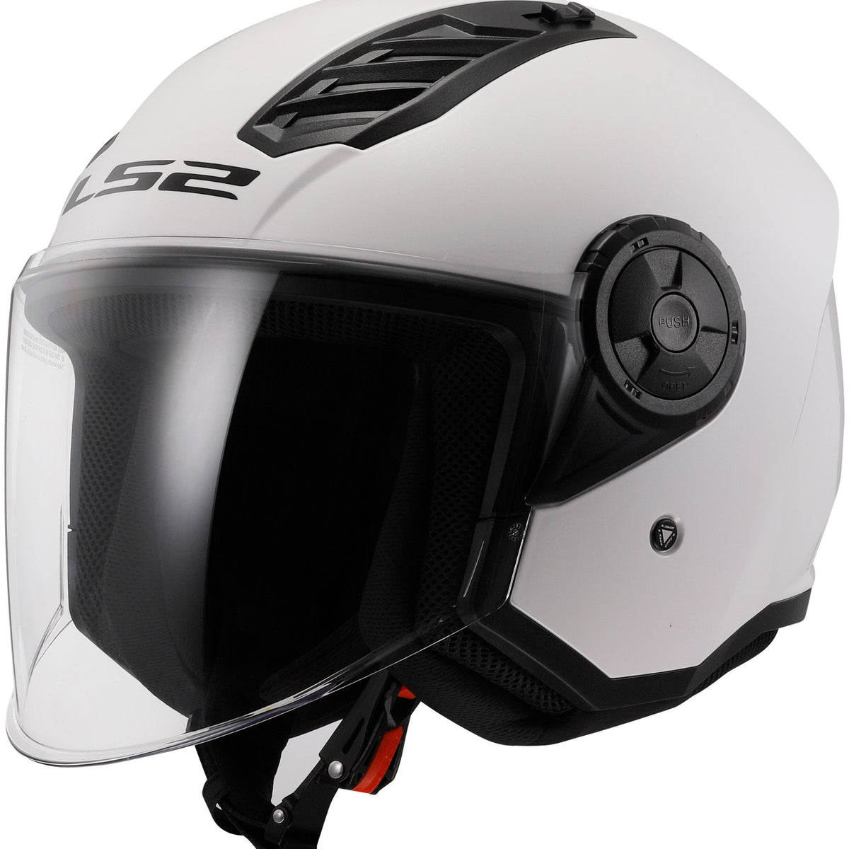 LS2 OF616 Airflow II Solid Wit Jethelm ECE 22.06