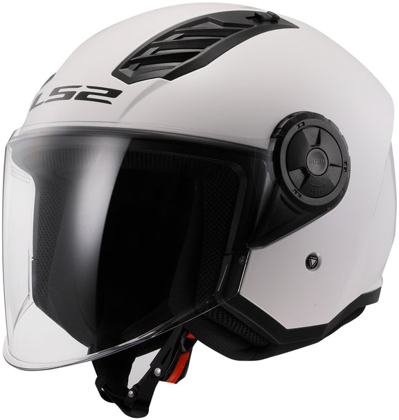 LS2 OF616 Airflow II Solid Wit Jethelm ECE 22.06