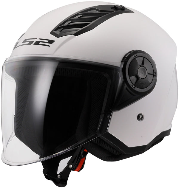 LS2 OF616 Airflow II Solid Weiß Jethelm ECE 22.06