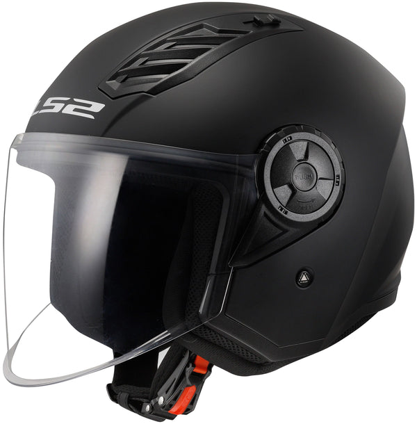LS2 OF616 Airflow II Solid Schwarz Matt Jethelm ECE 22.06
