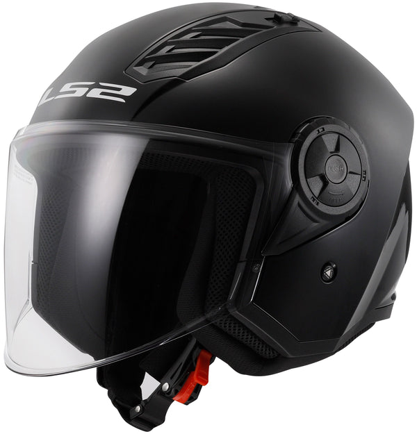 LS2 OF616 Airflow II Solid Schwarz Jethelm ECE 22.06