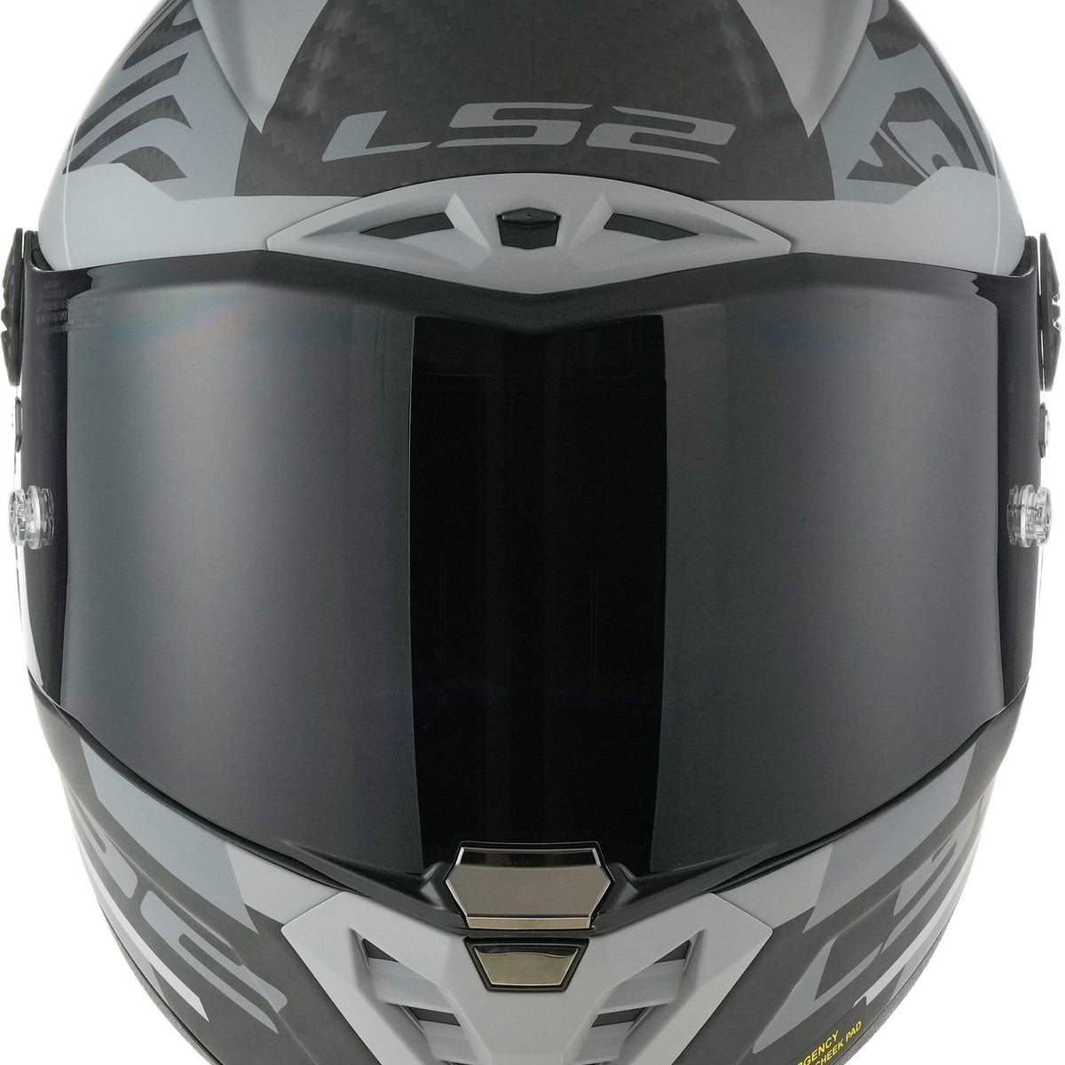 LS2 FF805 Thunder Carbon GP Aero Polar Zwart/Grijs Mat Integraalhelm ECE 22.06 – foto 2