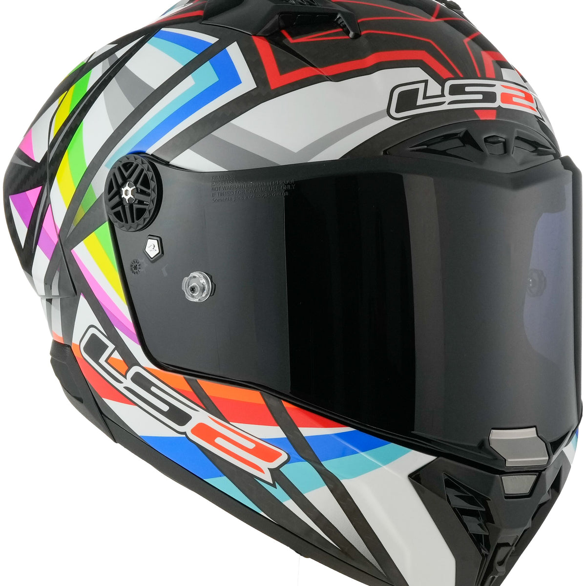 LS2 FF805 Thunder Carbon GP Aero Flash Zwart/Kleurrijk Integraalhelm ECE 22.06 – foto 2