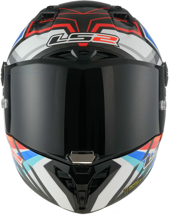 LS2 FF805 Thunder Carbon GP Aero Flash Zwart/Kleurrijk Integraalhelm ECE 22.06 – foto 3